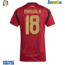 Belgija Orel Mangala #18 Domaci Dres za Ženska EP 2024 Kratak Rukav